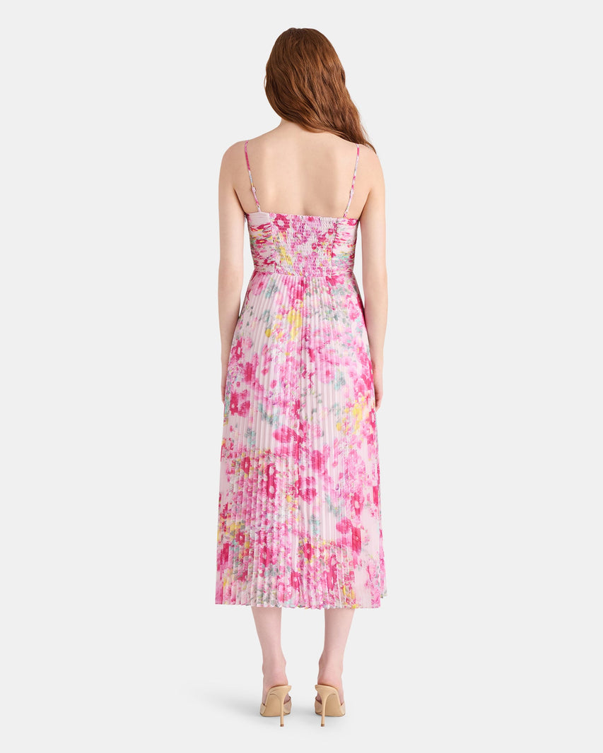 RAY DRESS PINK MULTI - Clothing - Steve Madden Canada