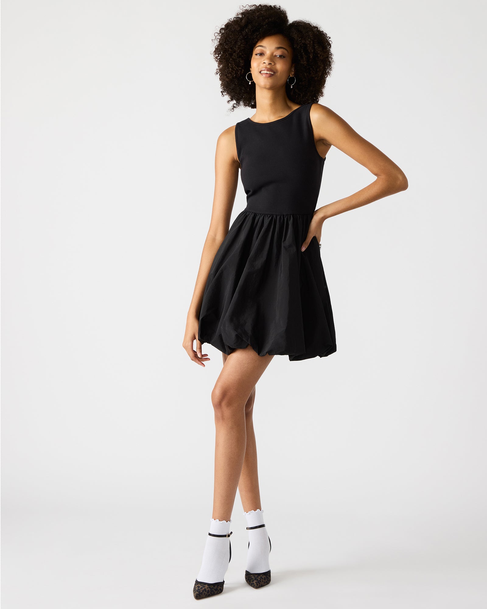 PALERMO DRESS BLACK - Clothing - Steve Madden Canada
