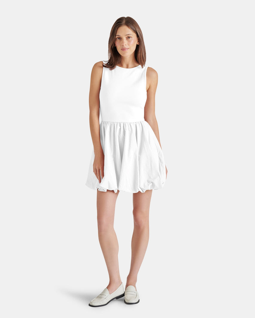 PALERMO DRESS WHITE - Clothing - Steve Madden Canada
