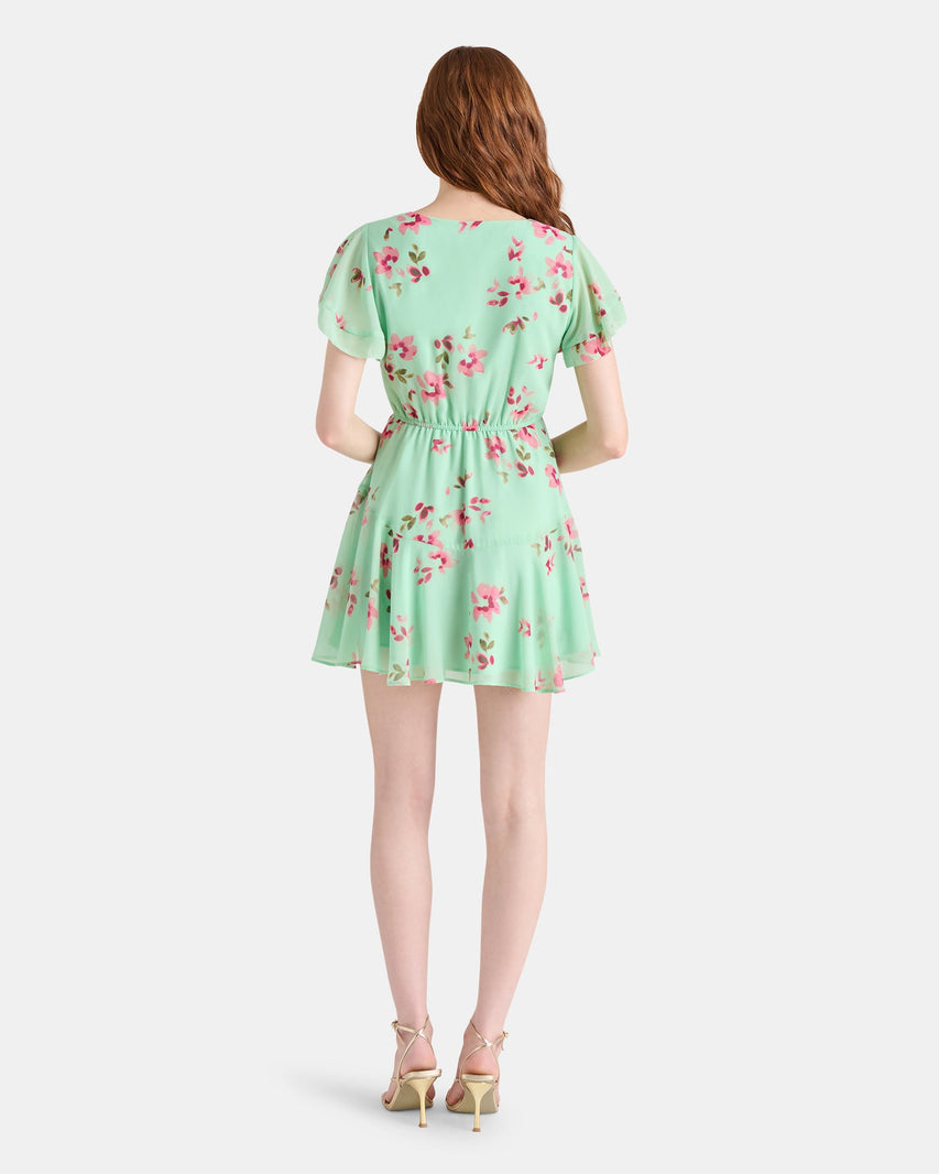 KIRSTY DRESS GREEN - Clothing - Steve Madden Canada