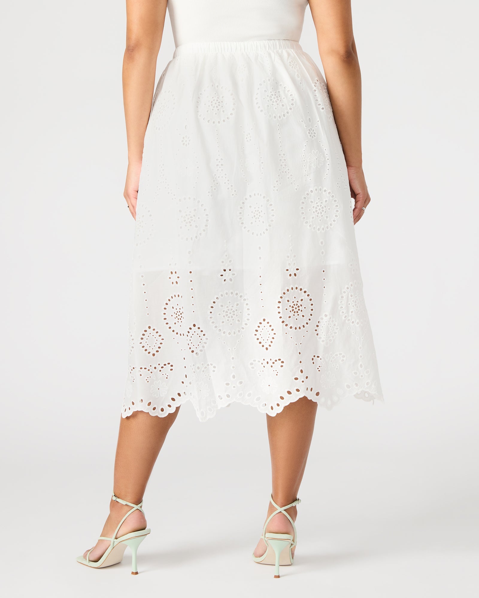 ANAISA SKIRT WHITE - Clothing - Steve Madden Canada
