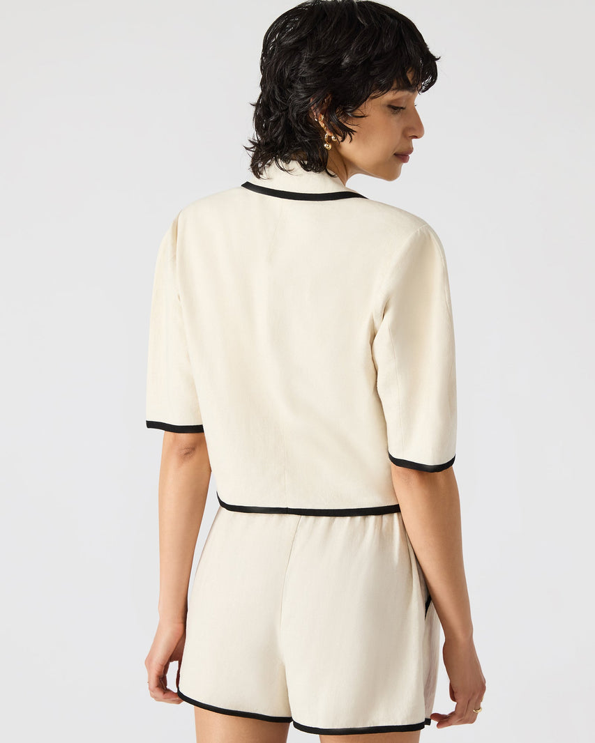 FABLE BLAZER NATURAL - Clothing - Steve Madden Canada
