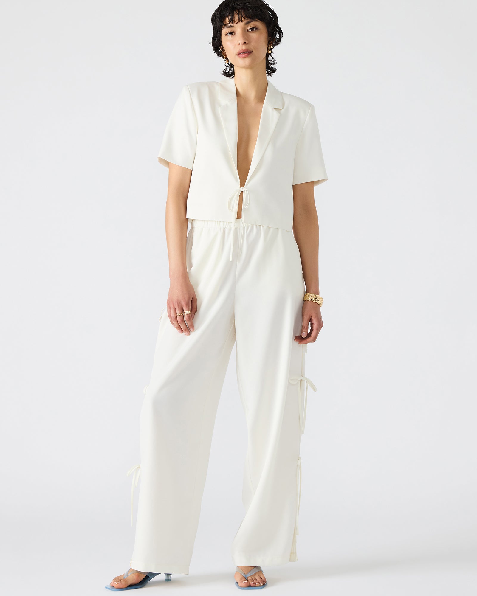 FIA PANT WHITE - Clothing - Steve Madden Canada