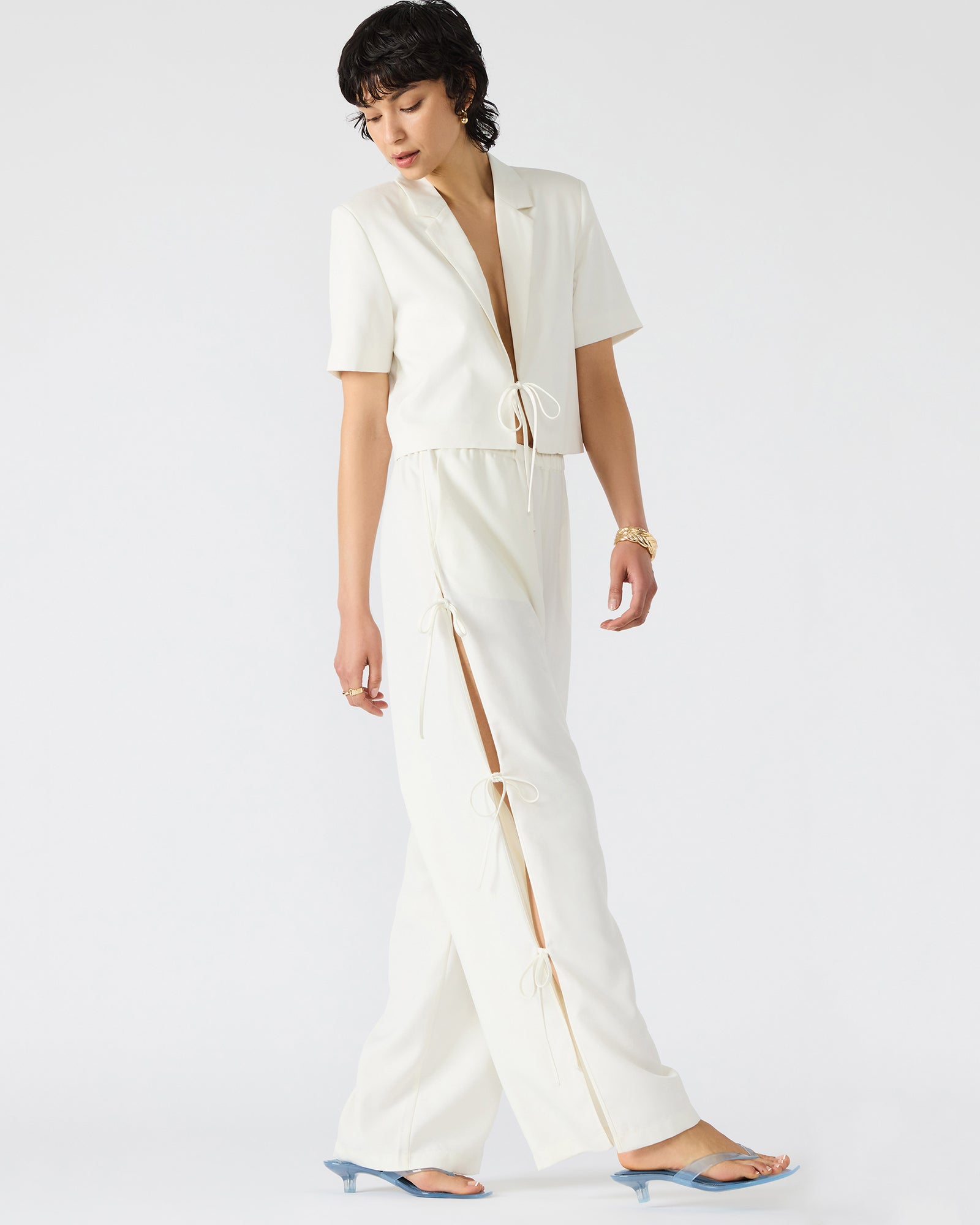 FIA PANT WHITE - Clothing - Steve Madden Canada