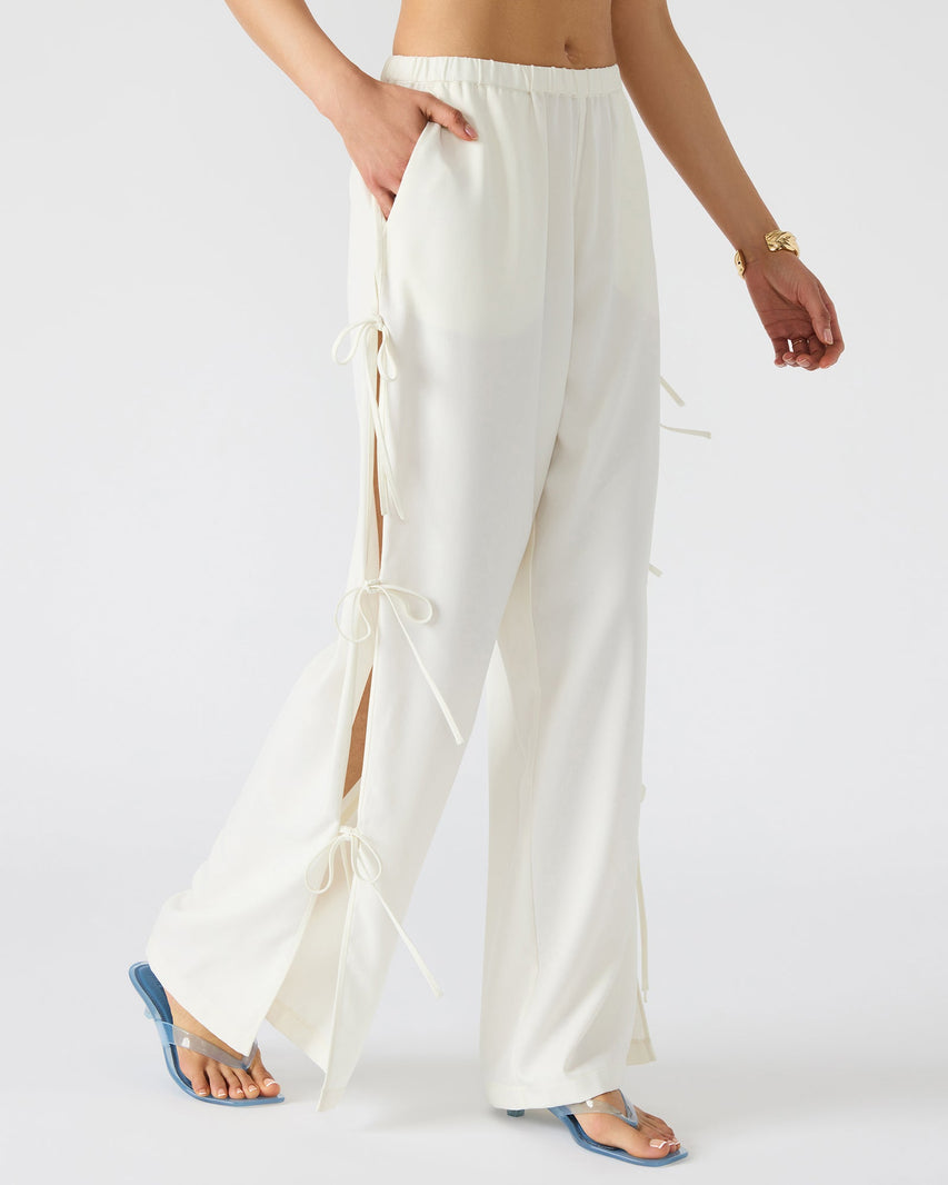 FIA PANT WHITE - Clothing - Steve Madden Canada