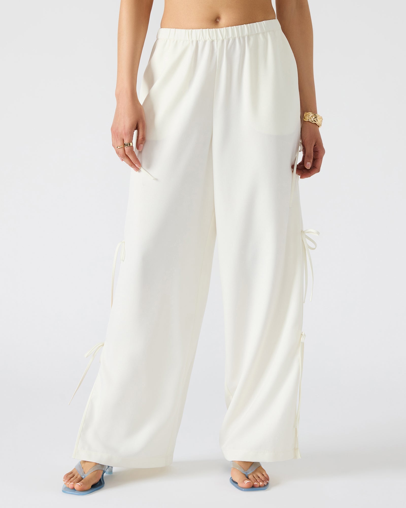 FIA PANT WHITE - Clothing - Steve Madden Canada