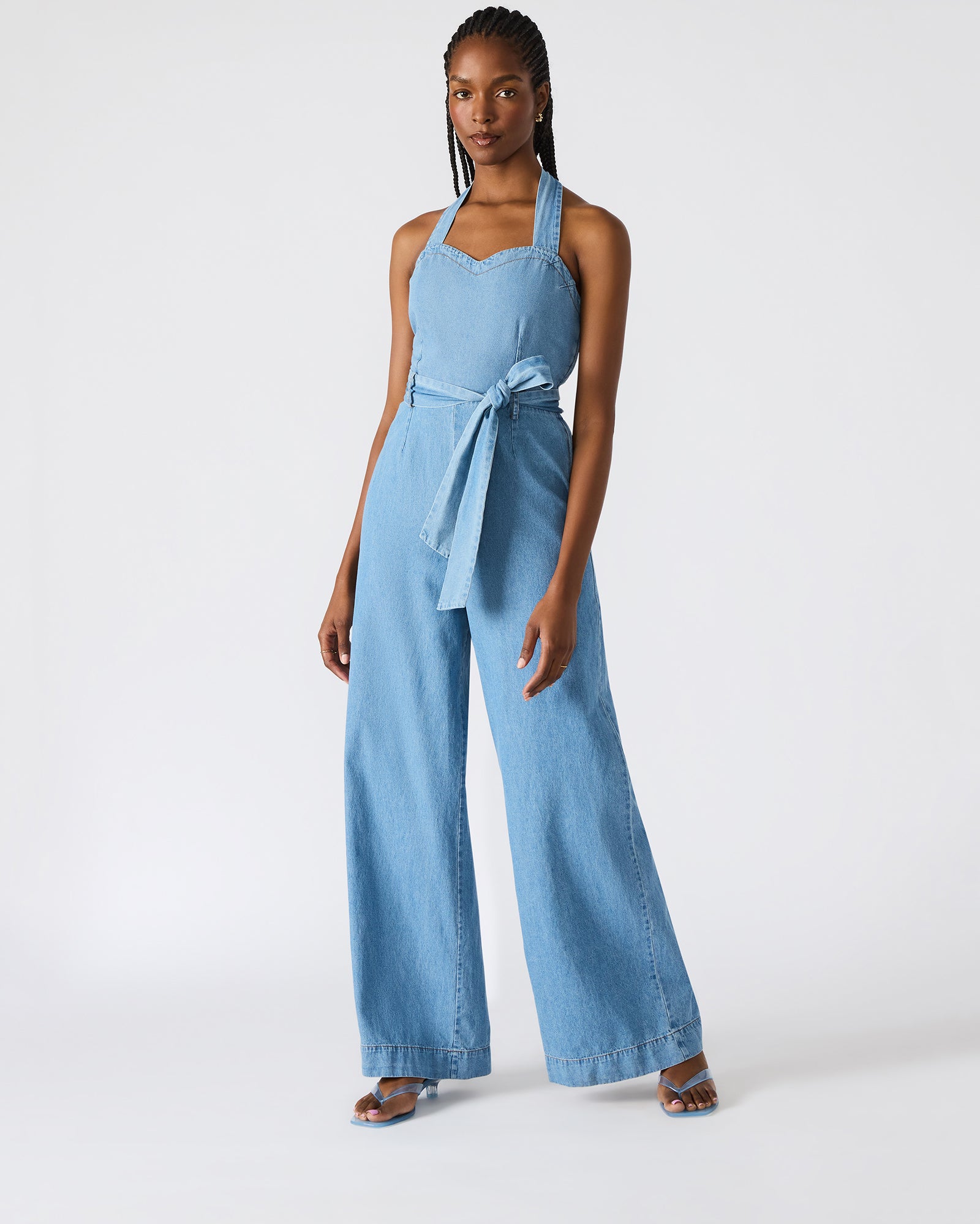 ARTIE JUMPSUIT BLUE - Clothing - Steve Madden Canada