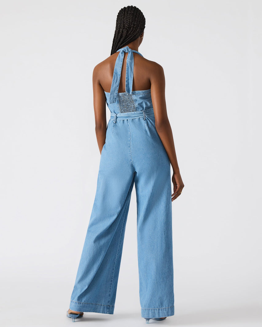 ARTIE JUMPSUIT BLUE - Clothing - Steve Madden Canada