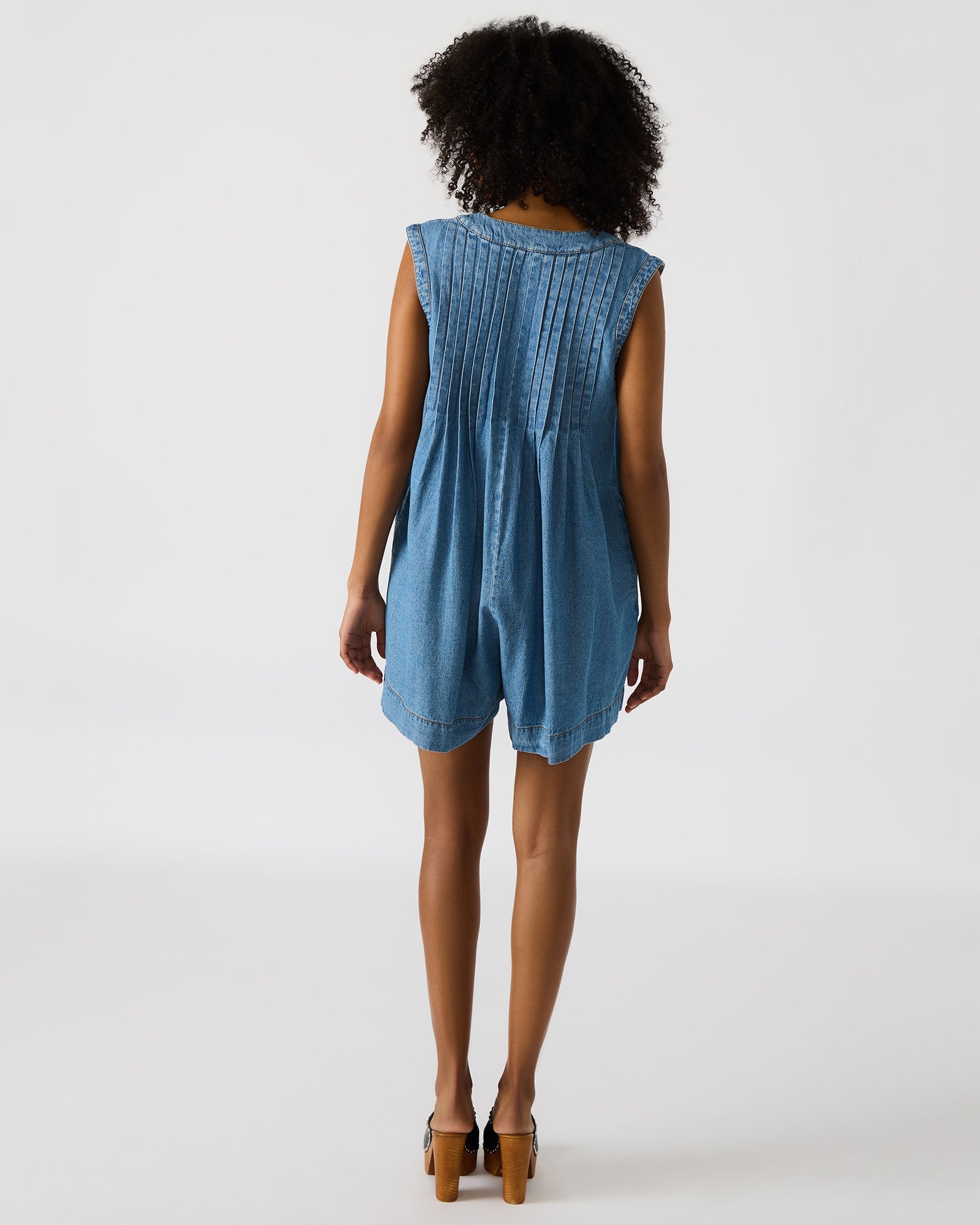 MICK ROMPER DENIM - Clothing - Steve Madden Canada