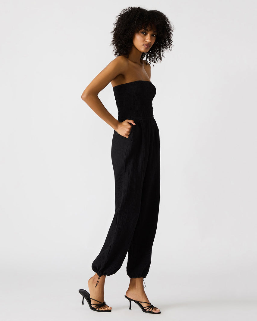 ECHO JUMPSUIT BLACK - Clothing - Steve Madden Canada