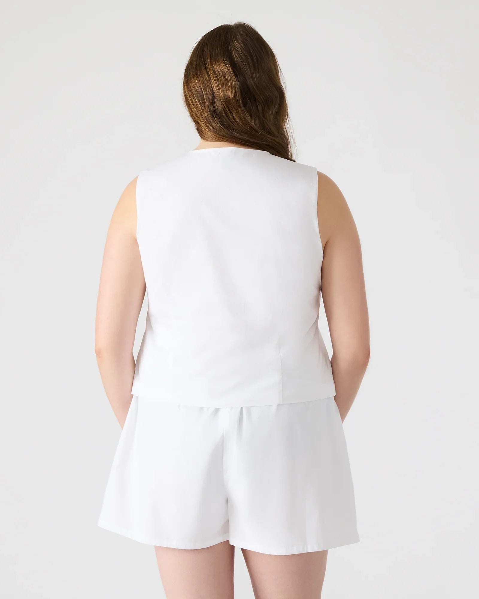 ALIZA TOP WHITE - Clothing - Steve Madden Canada