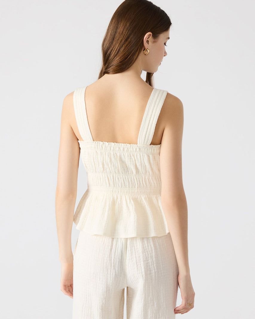 GABRIELLE TOP IVORY - Clothing - Steve Madden Canada