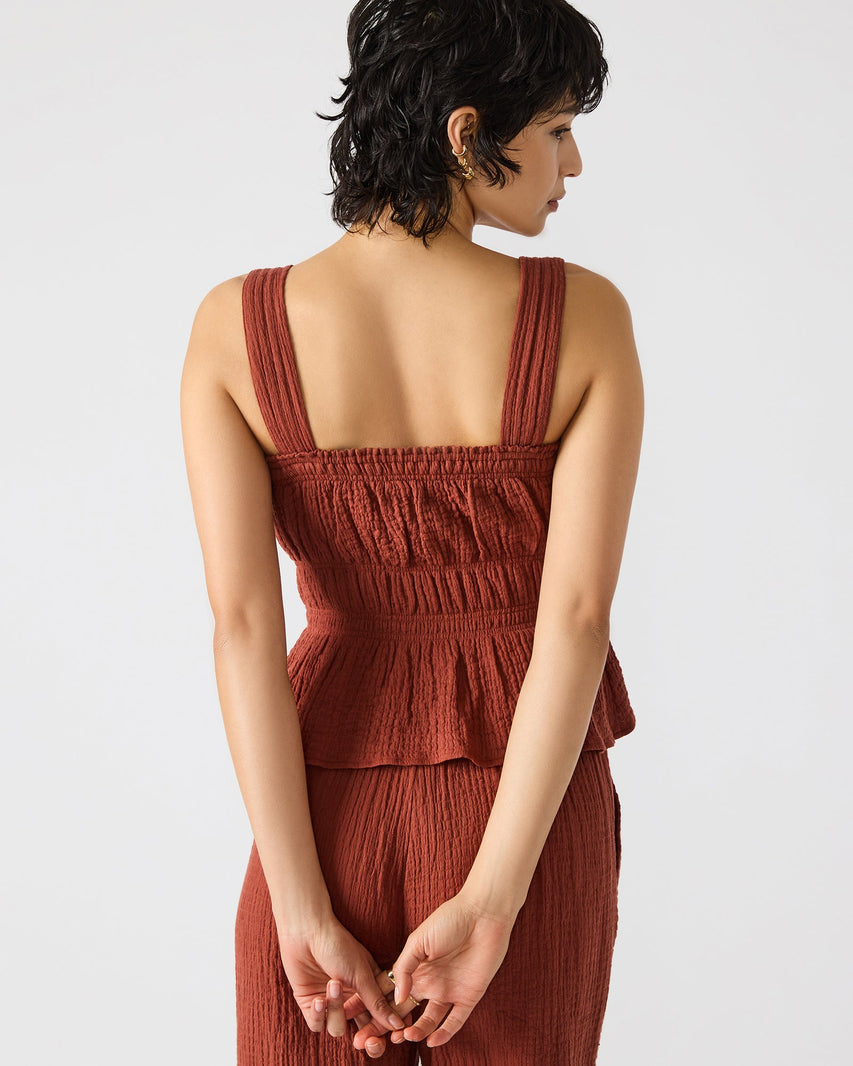 GABRIELLE TOP RUST - Clothing - Steve Madden Canada