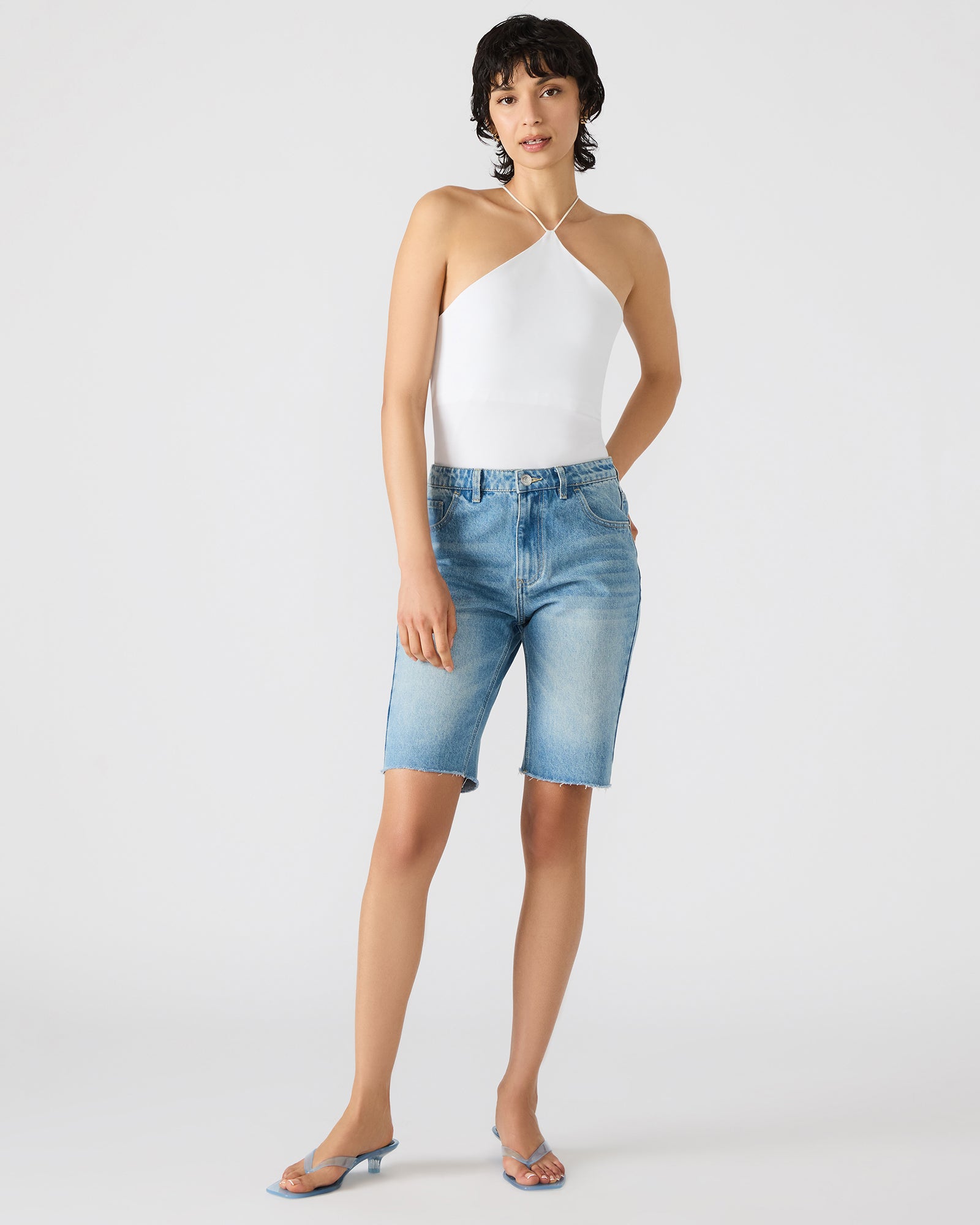 LINNIE TOP WHITE - Clothing - Steve Madden Canada