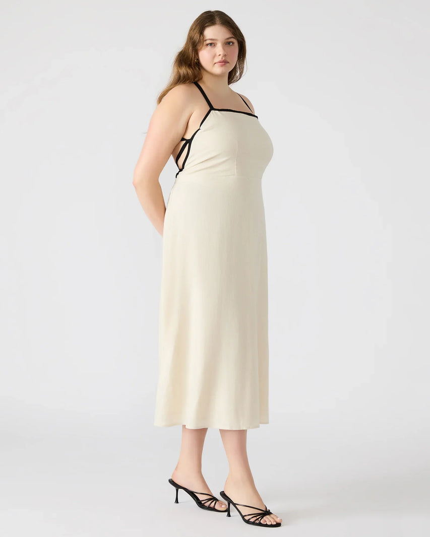 RIYAN DRESS NATURAL - Clothing - Steve Madden Canada