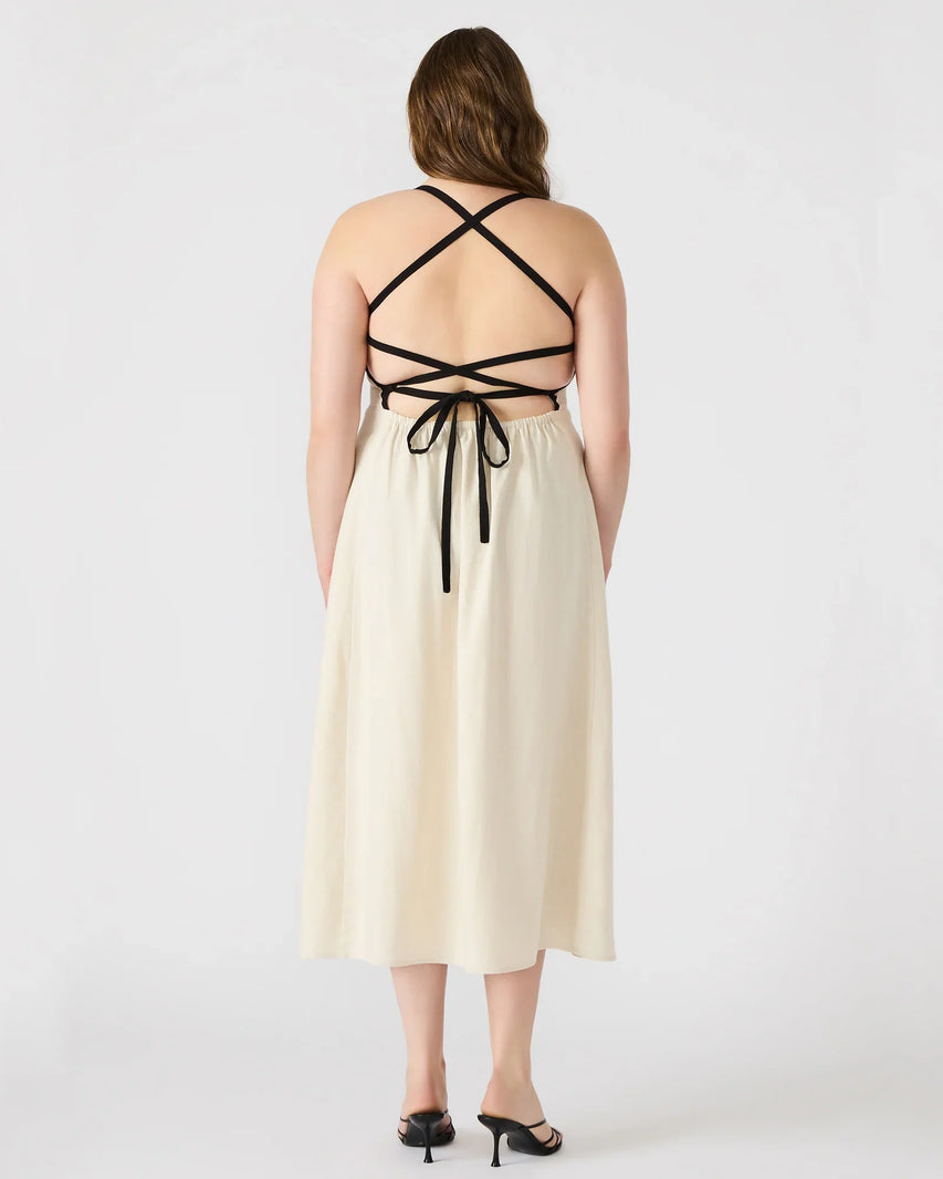 RIYAN DRESS NATURAL - Clothing - Steve Madden Canada