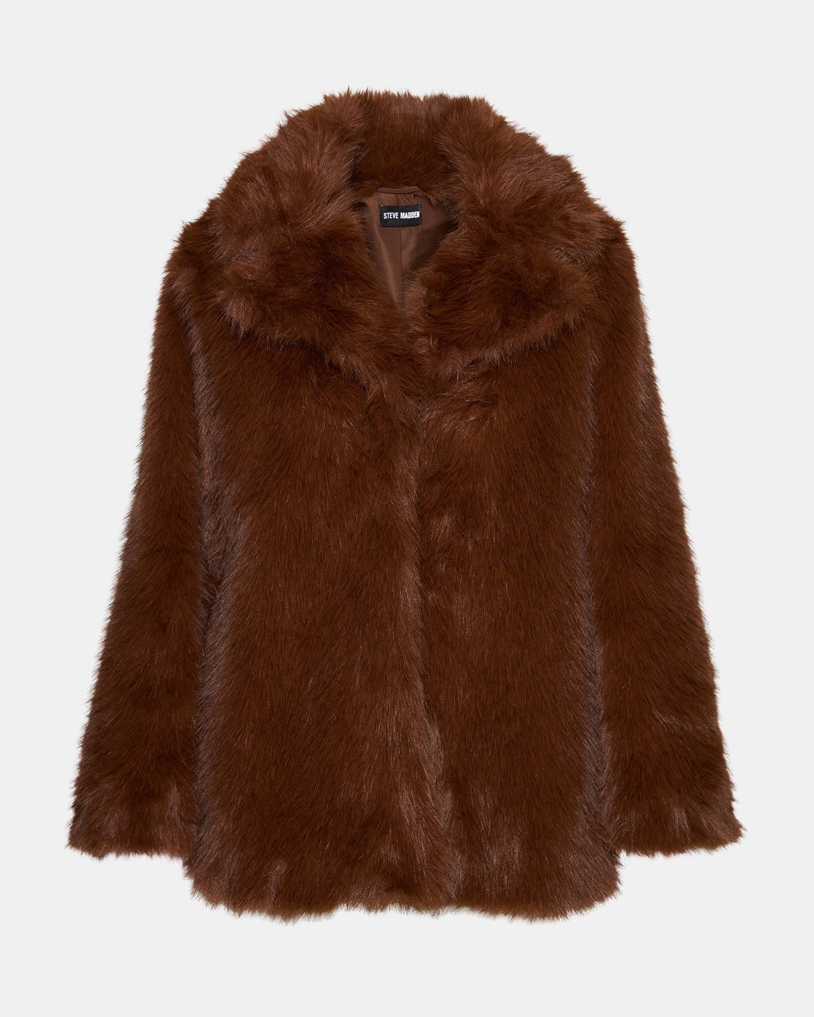 KINDRA COAT BROWN - Clothing - Steve Madden Canada
