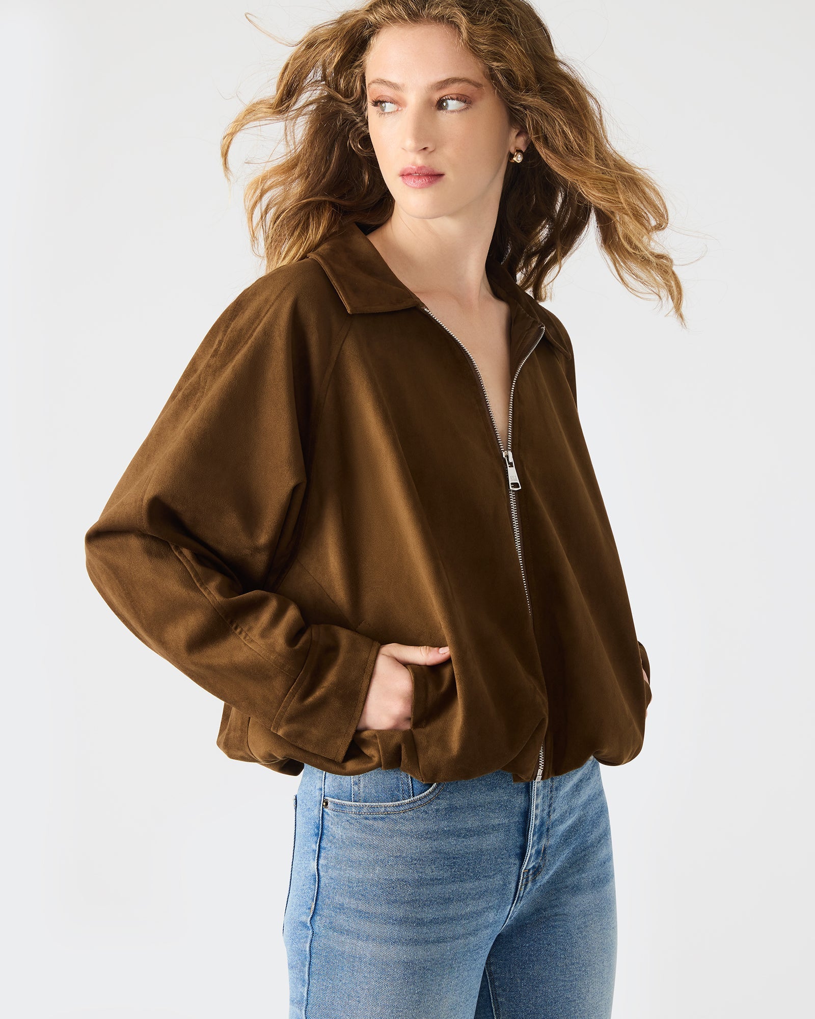 MACKEY JACKET CHESTNUT - Clothing - Steve Madden Canada
