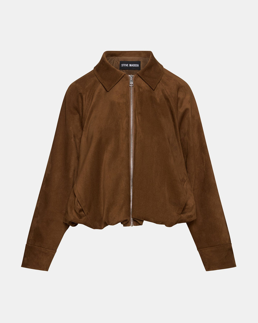 MACKEY JACKET CHESTNUT - Clothing - Steve Madden Canada