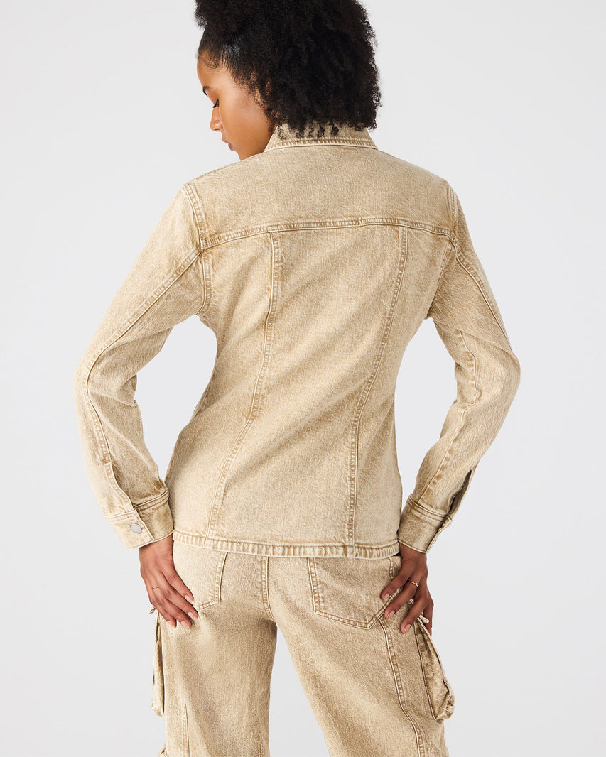 PARC JACKET NATURAL - Clothing - Steve Madden Canada