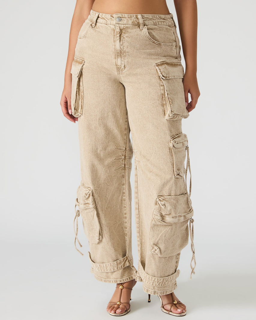 DUO PANT NATURAL - Clothing - Steve Madden Canada