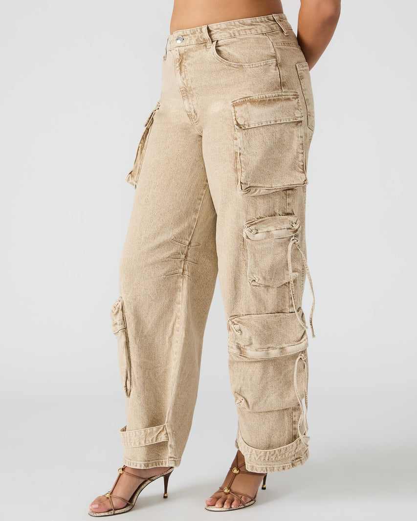 DUO PANT NATURAL - Clothing - Steve Madden Canada