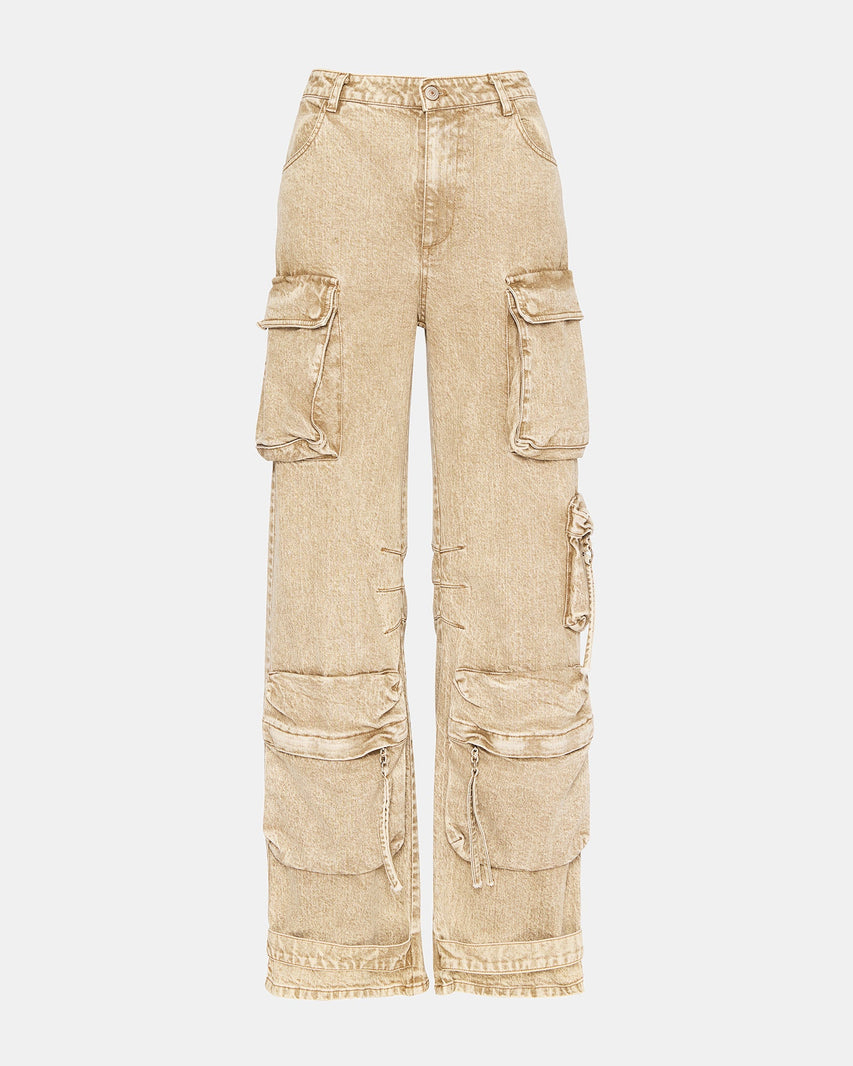 DUO PANT NATURAL - Clothing - Steve Madden Canada