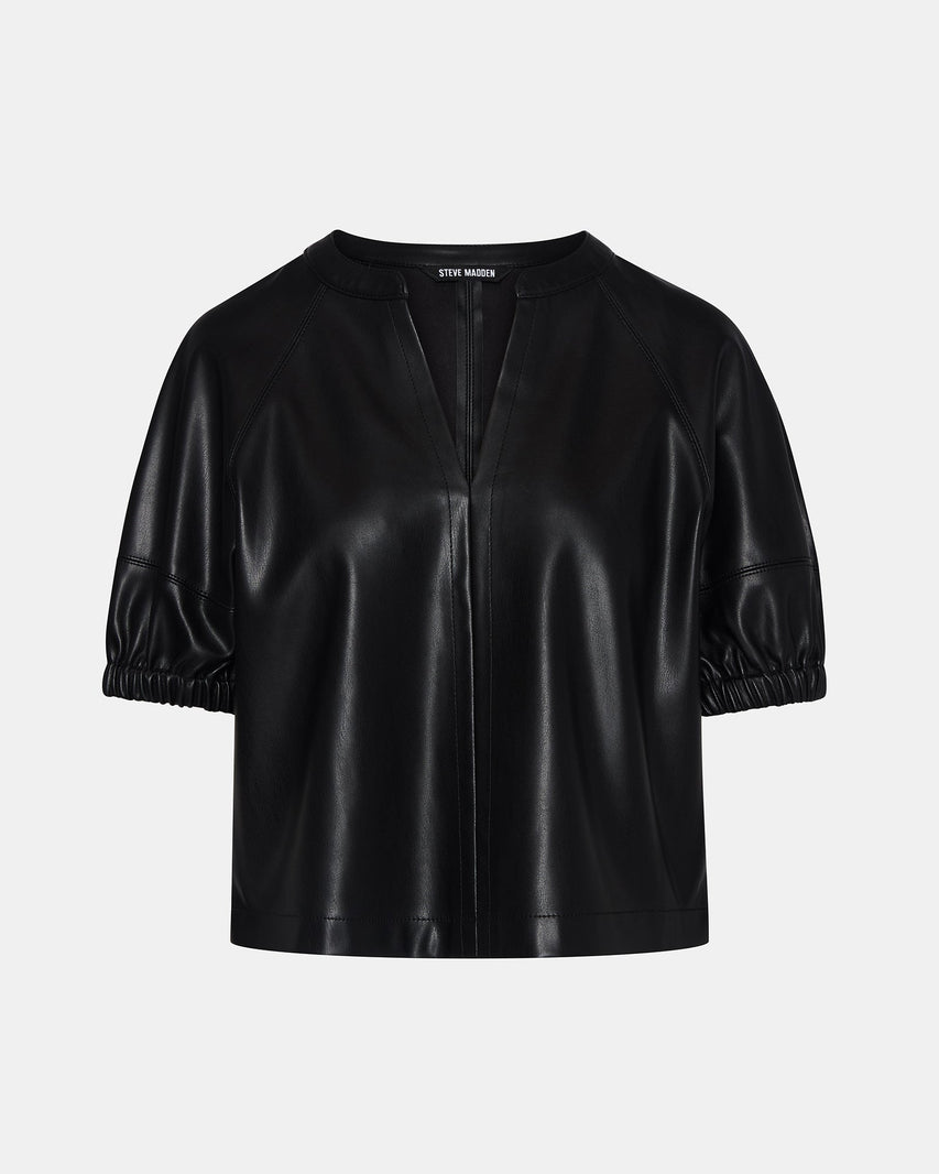ROXANNE TOP BLACK - Clothing - Steve Madden Canada