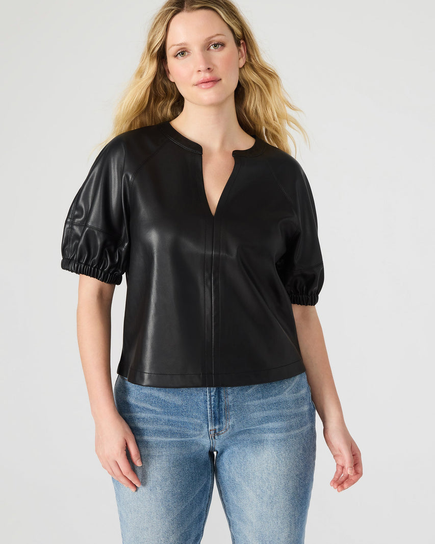 ROXANNE TOP BLACK - Clothing - Steve Madden Canada