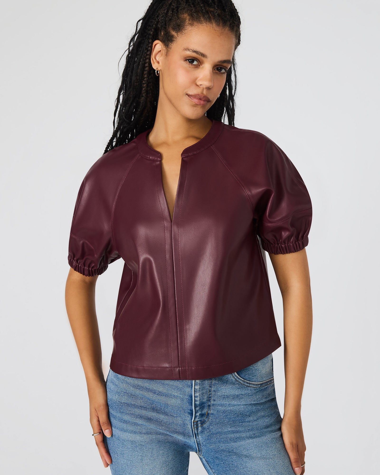 ROXANNE TOP WINE - Clothing - Steve Madden Canada
