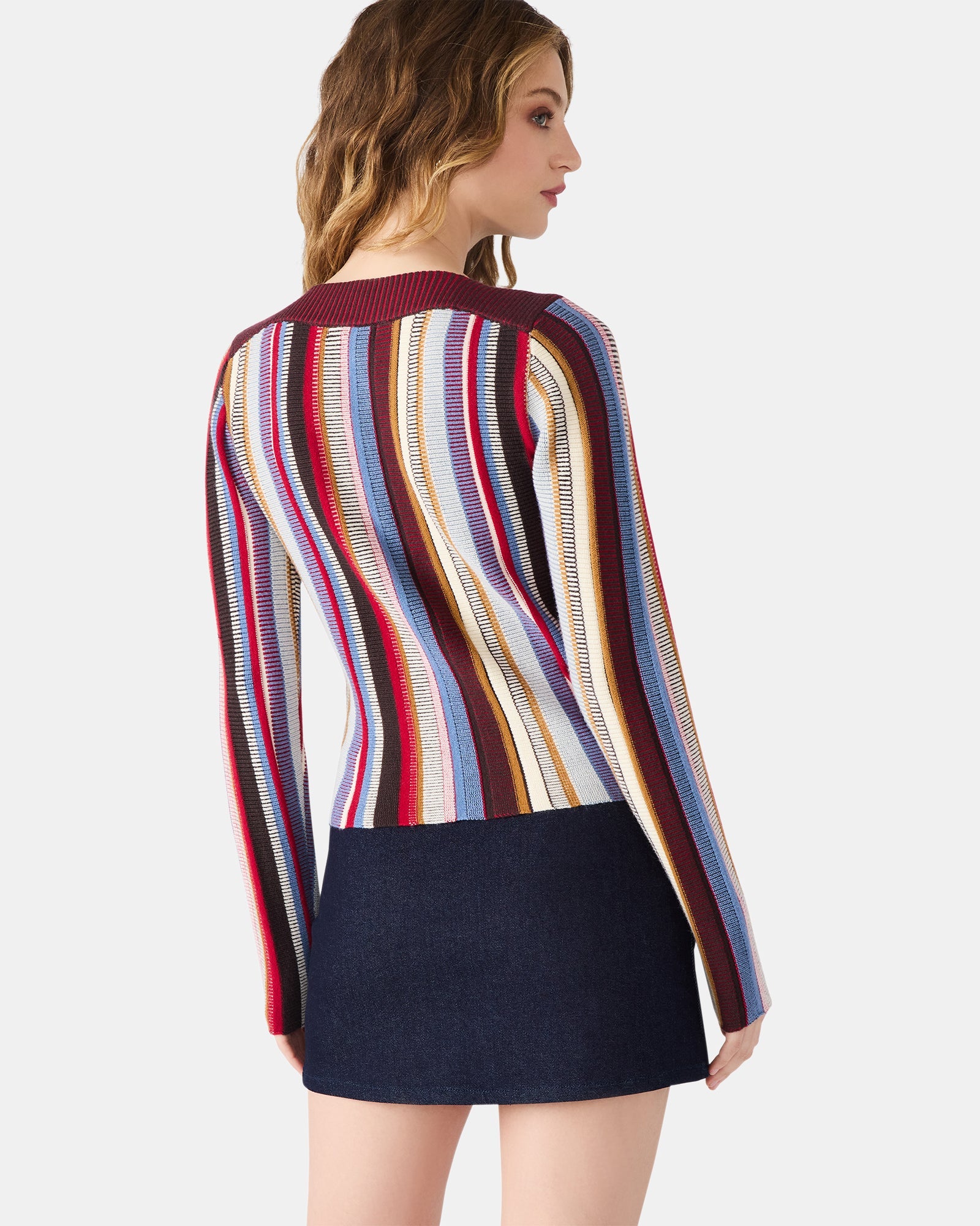 SERRA SWEATER MULTI - Clothing - Steve Madden Canada