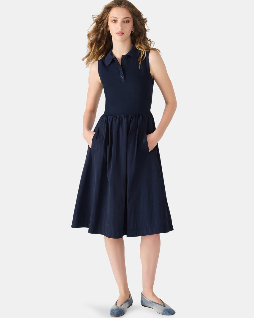AUDEN DRESS NAVY - Clothing - Steve Madden Canada