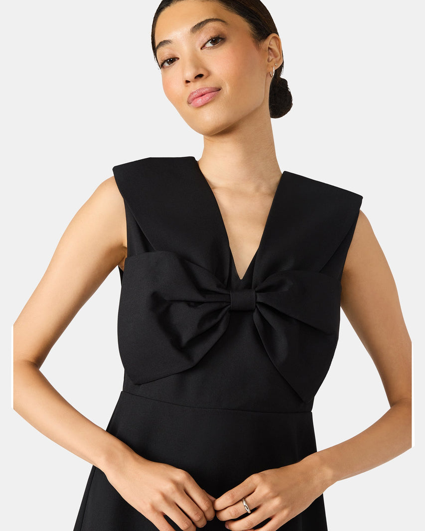 AYANNA DRESS BLACK - Clothing - Steve Madden Canada