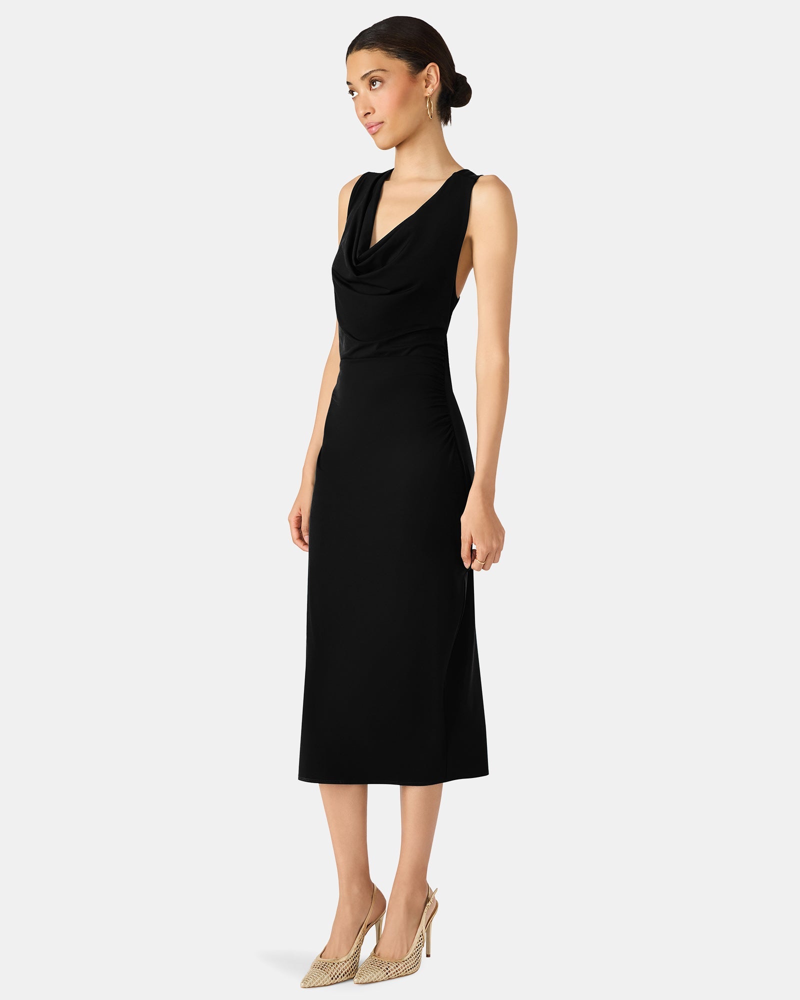 KALINA DRESS BLACK - Clothing - Steve Madden Canada