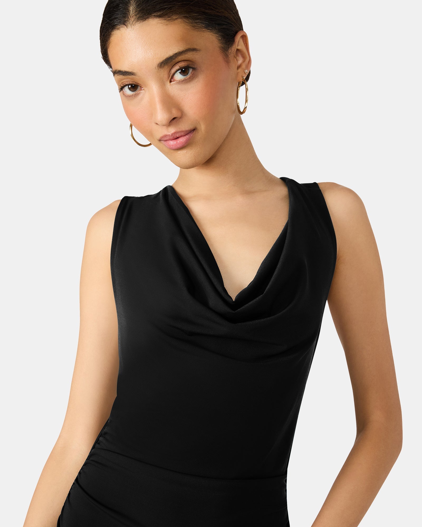 KALINA DRESS BLACK - Clothing - Steve Madden Canada