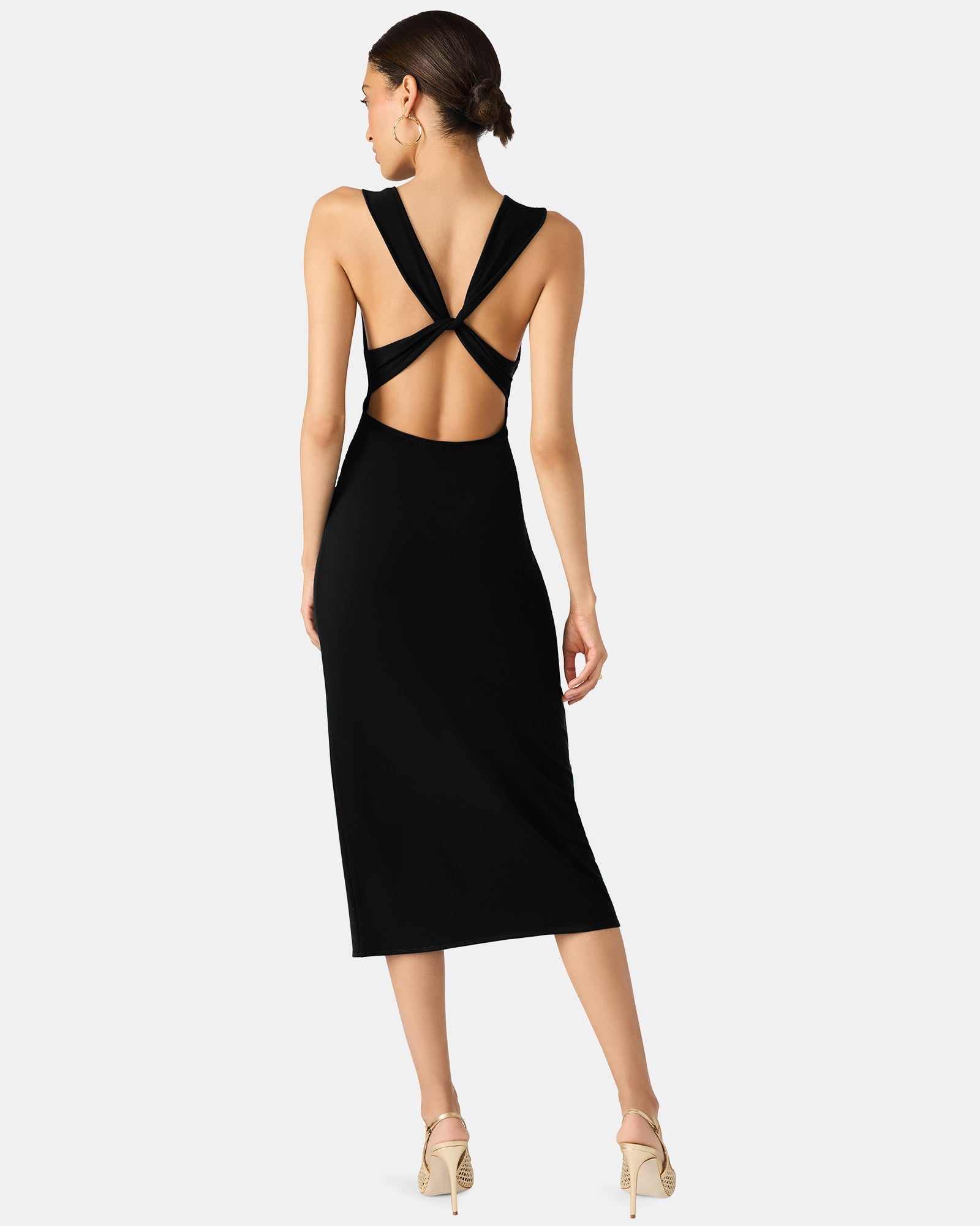 KALINA DRESS BLACK - Clothing - Steve Madden Canada