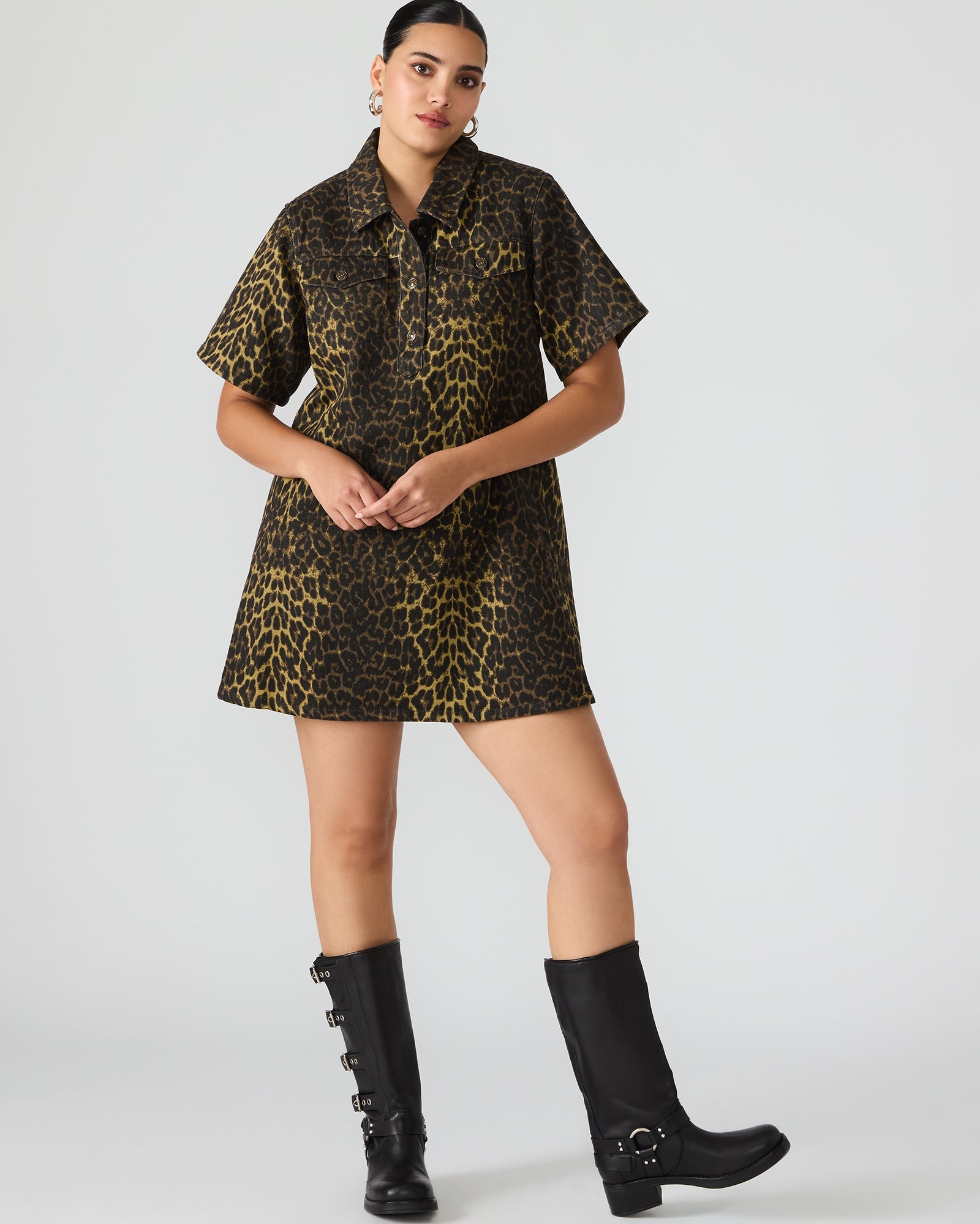 FREDDY DRESS CHEETAH - Clothing - Steve Madden Canada