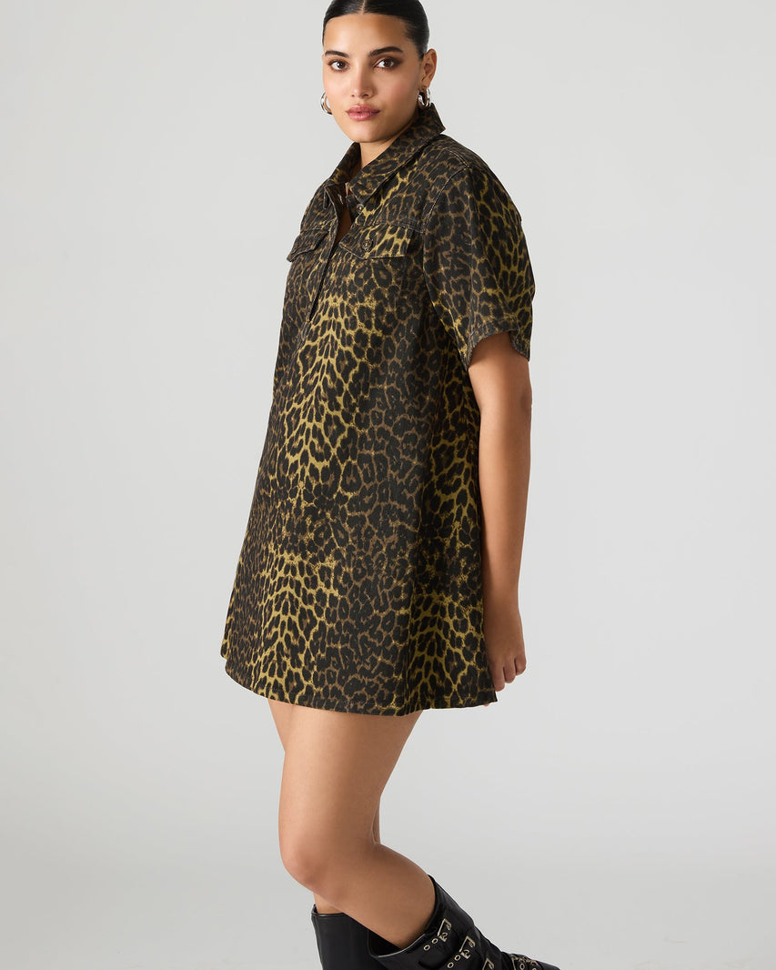 FREDDY DRESS CHEETAH - Clothing - Steve Madden Canada