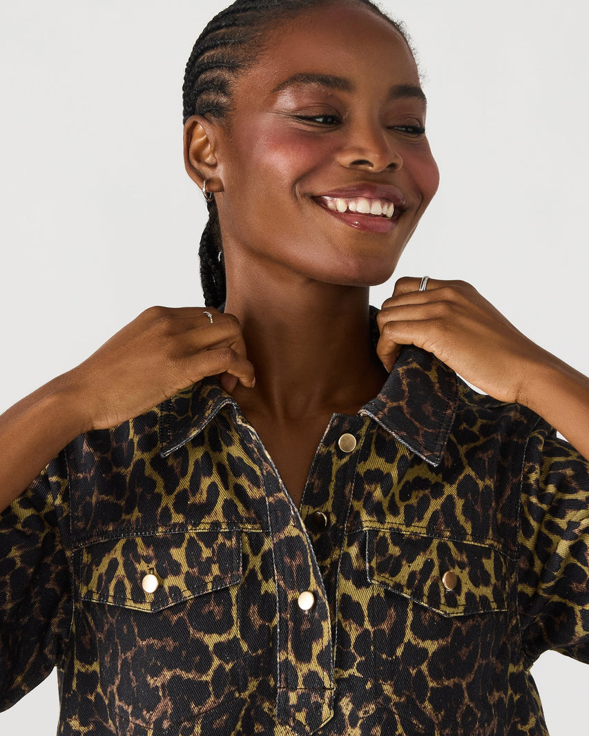 FREDDY DRESS CHEETAH - Clothing - Steve Madden Canada