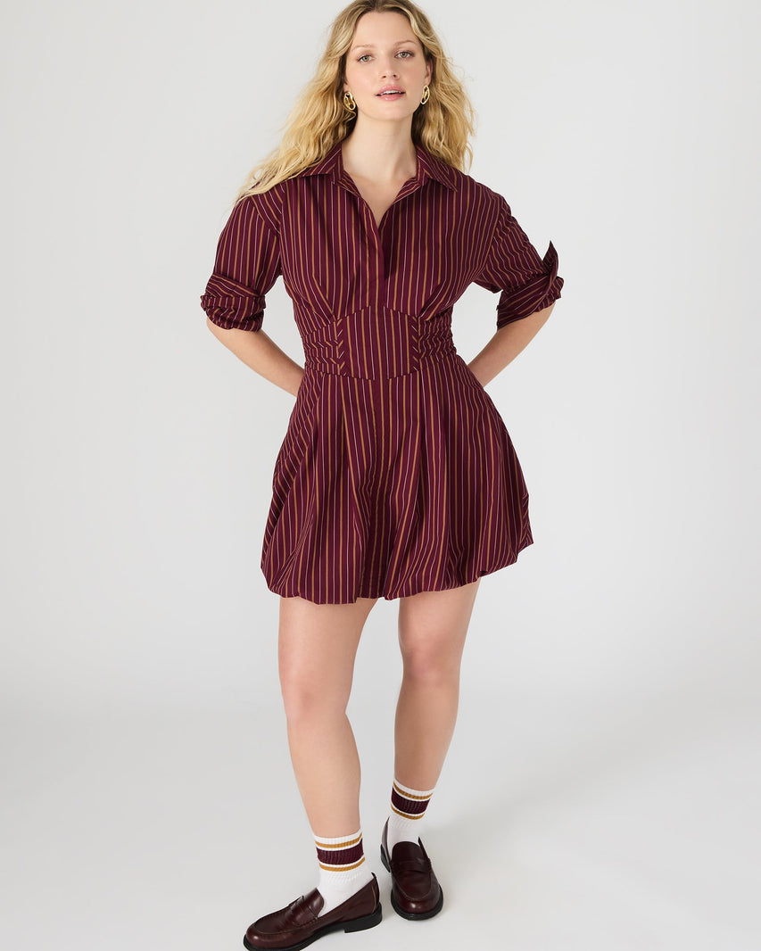 ARIELLE DRESS WINE - Clothing - Steve Madden Canada