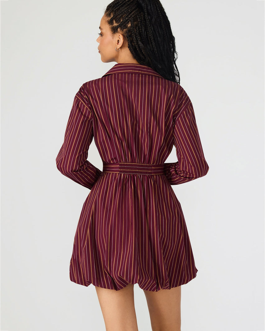 ARIELLE DRESS WINE - Clothing - Steve Madden Canada