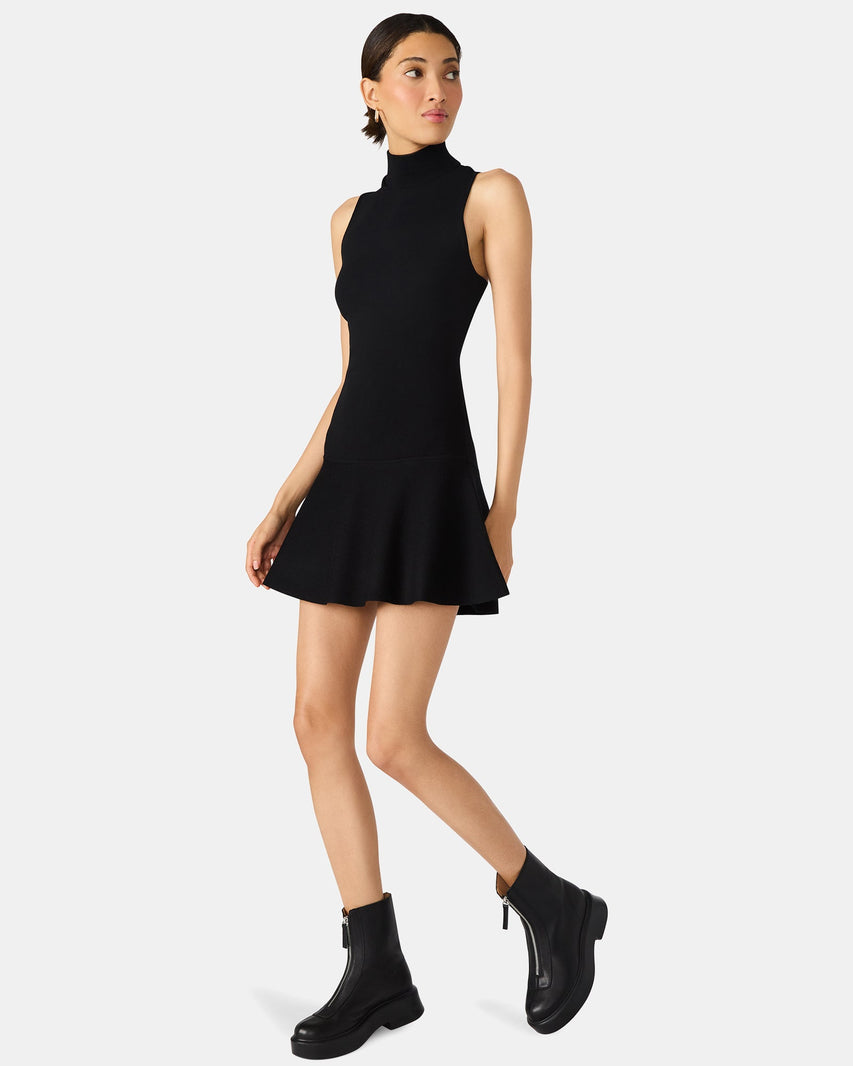 BRESLIN SWEATER DRESS BLACK - Clothing - Steve Madden Canada
