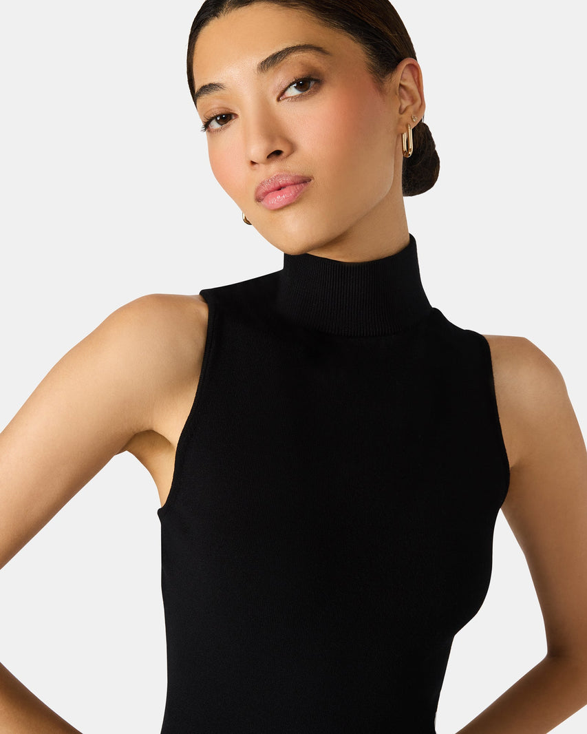 BRESLIN SWEATER DRESS BLACK - Clothing - Steve Madden Canada