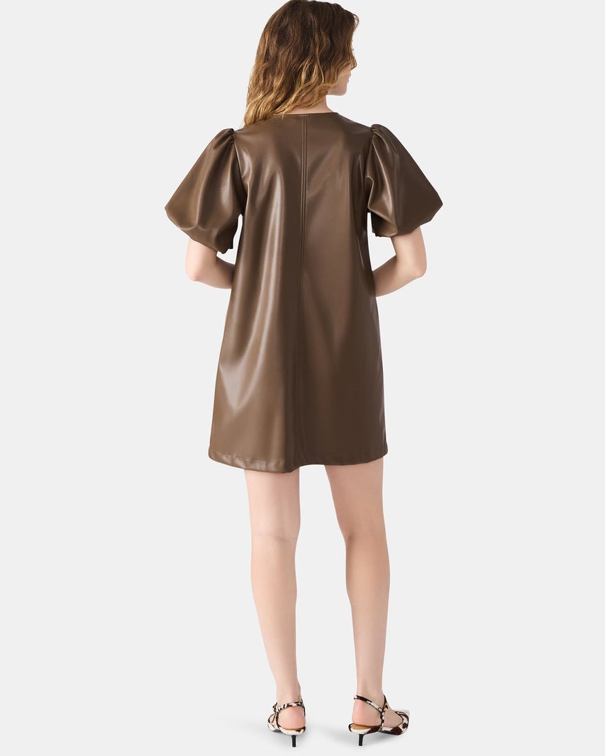 TILLY DRESS COCOA - Clothing - Steve Madden Canada