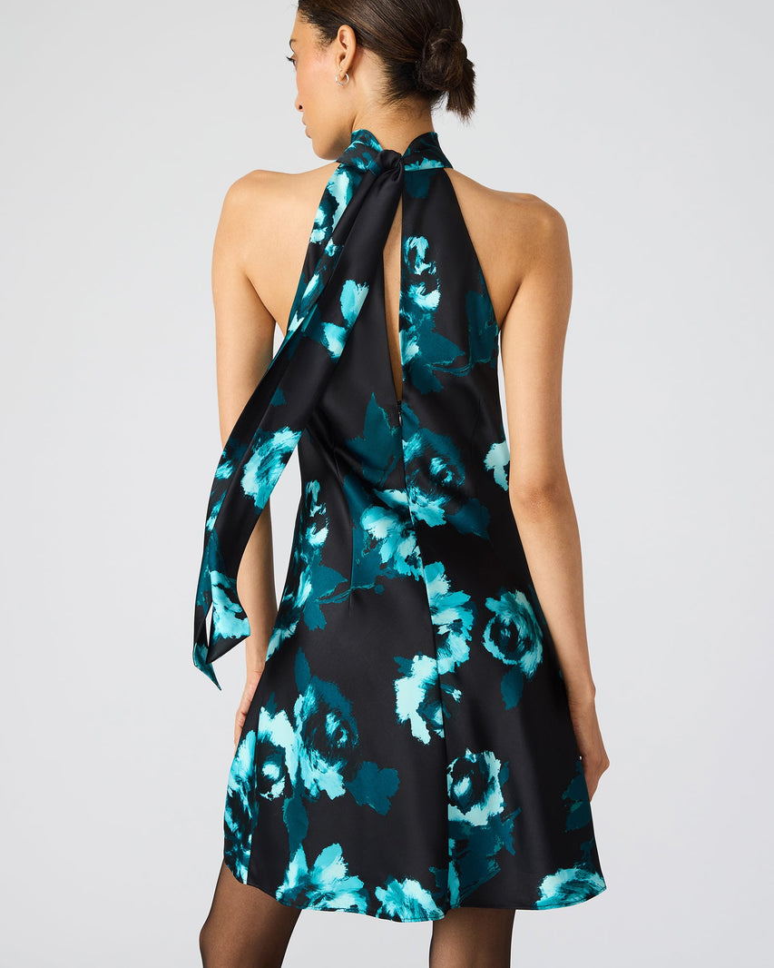 LARA MINI DRESS TEAL - Clothing - Steve Madden Canada