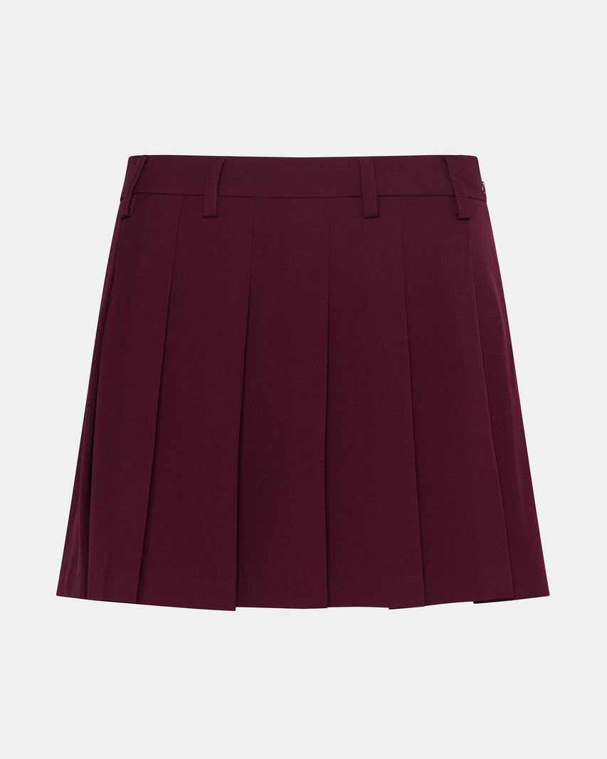 MARGO SKIRT WINE - Clothing - Steve Madden Canada