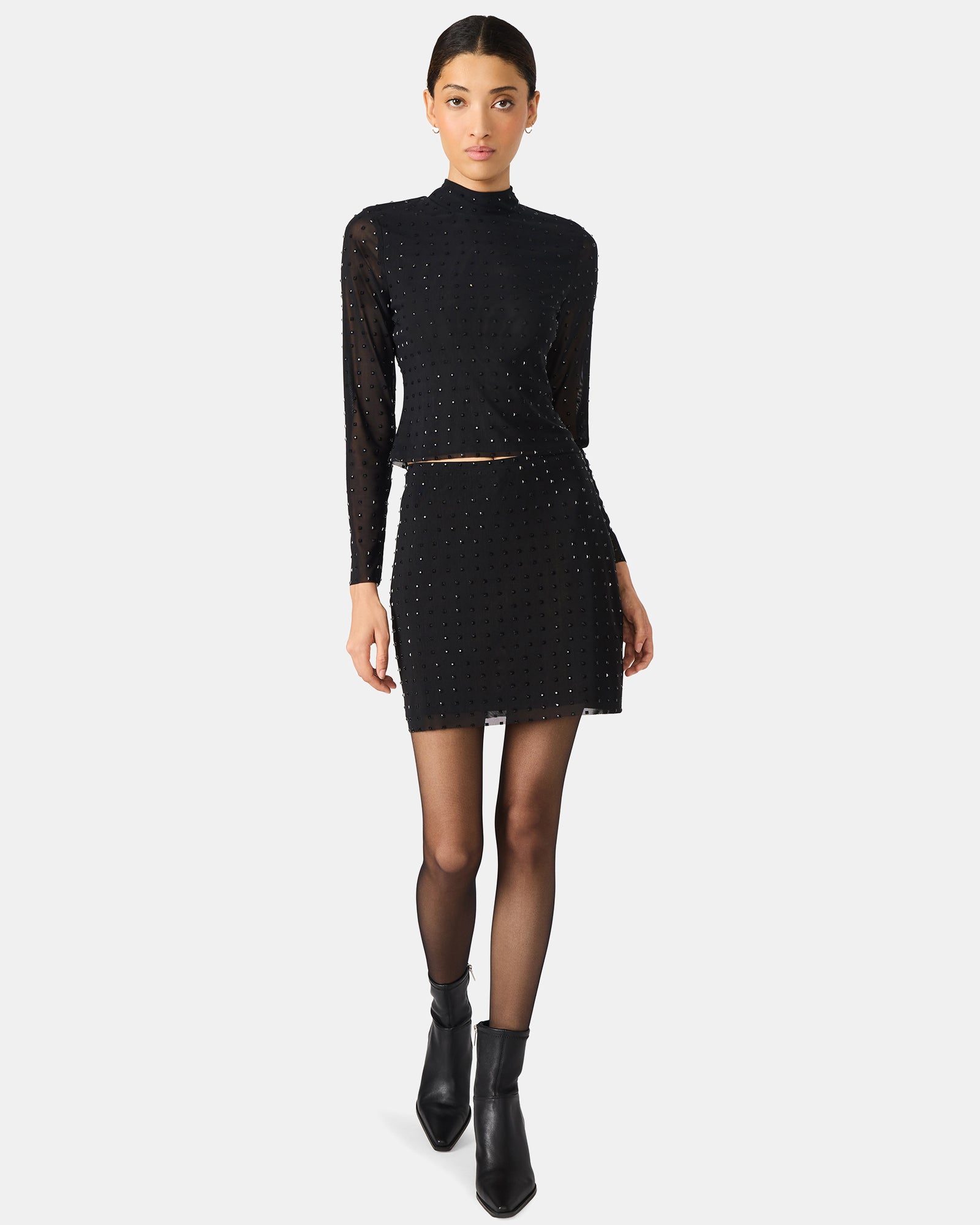 KEILY SKIRT BLACK - Clothing - Steve Madden Canada
