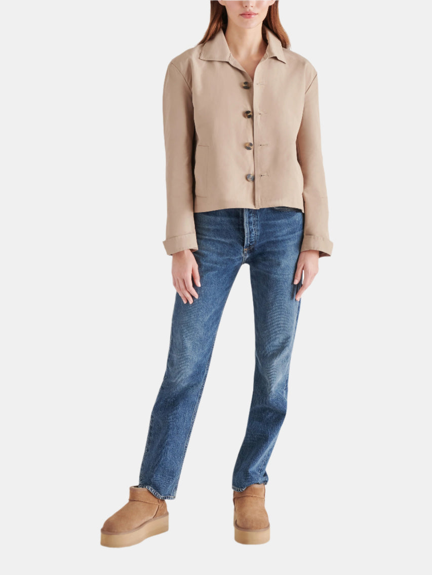 TRENCH JACKET KHAKI - Clothing - Steve Madden Canada