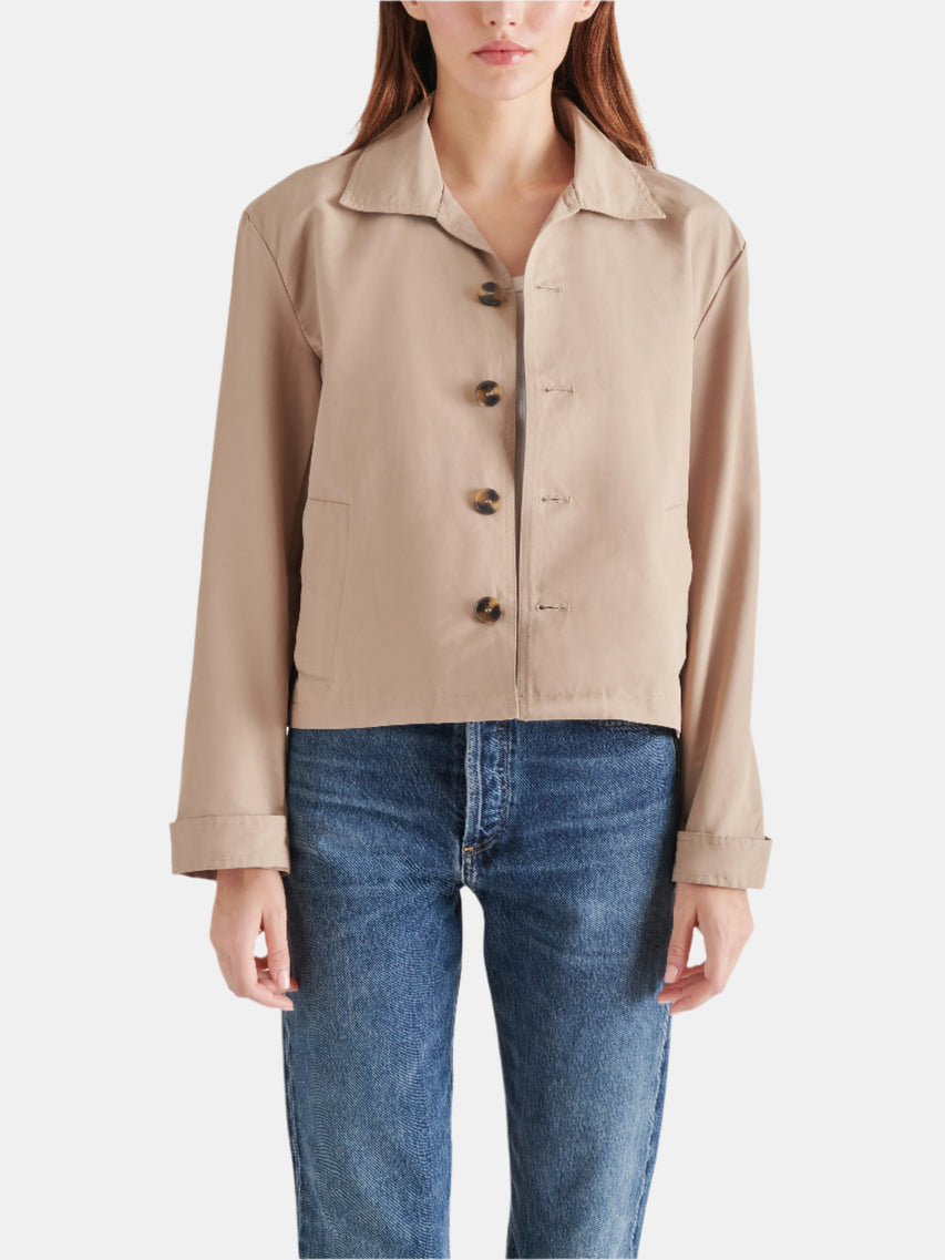 TRENCH JACKET KHAKI - Clothing - Steve Madden Canada