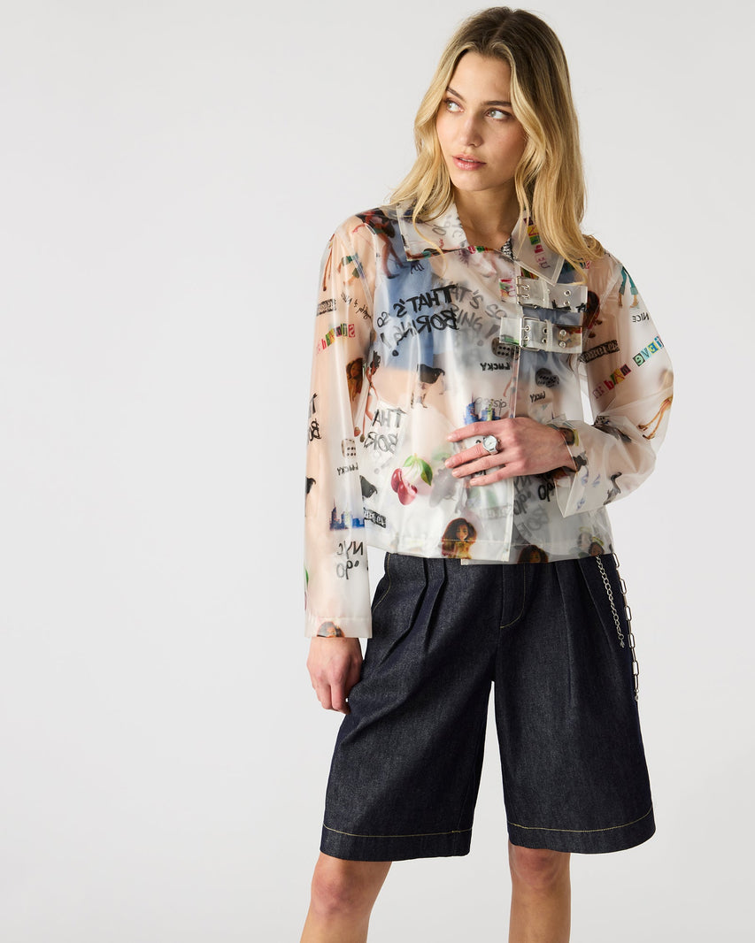 TOVE JACKET MULTI - Clothing - Steve Madden Canada